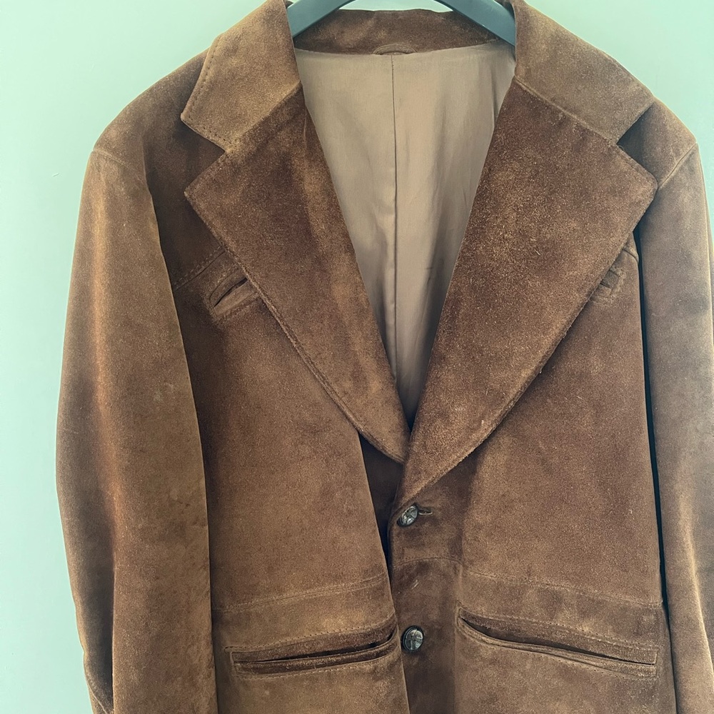 J. Sully Leather Western Suit Jacket